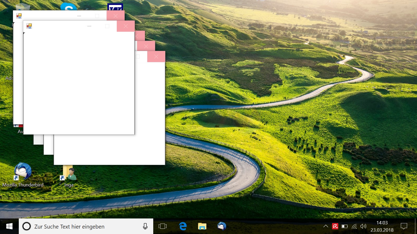 Popup Fenster Desktop Windows 10